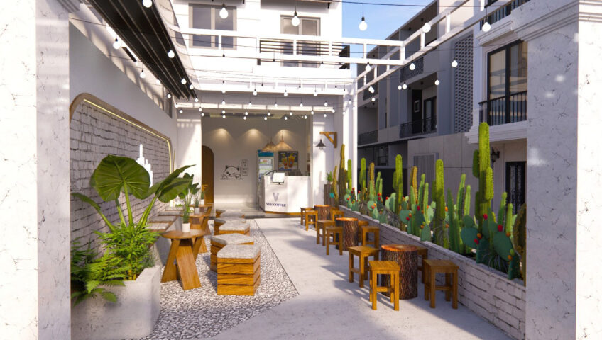 Thiết kế quán cafe Hóc Môn