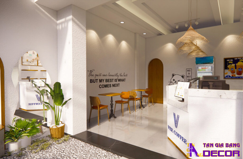 Thiết kế quán cafe tại Hóc Môn