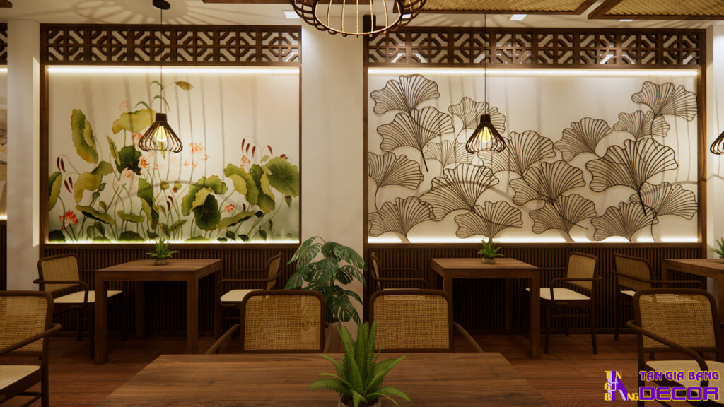 Thiết kế tiệm ăn chay