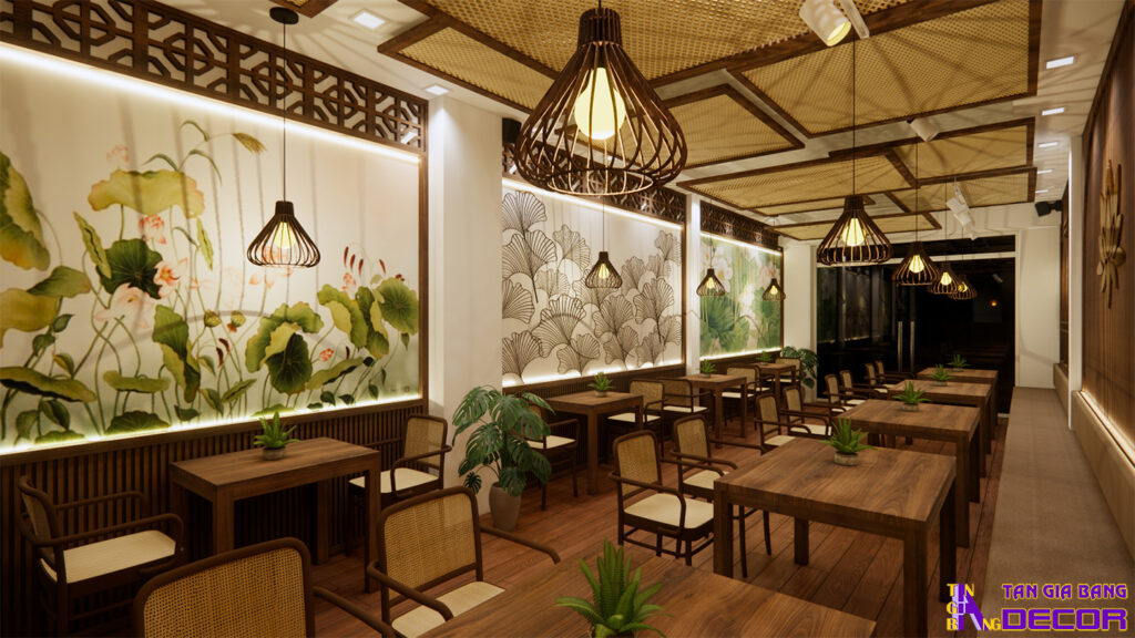 Thiết kế tiệm ăn chay