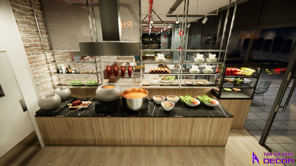 Thiết kế tiệm phở ở quận 2