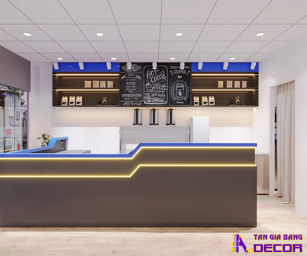Thiết kế tiệm trà sữa tại Cần Đước