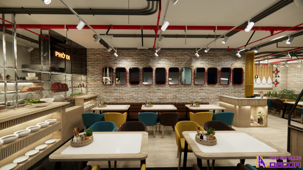 Thiết kế tiệm phở ở quận 2
