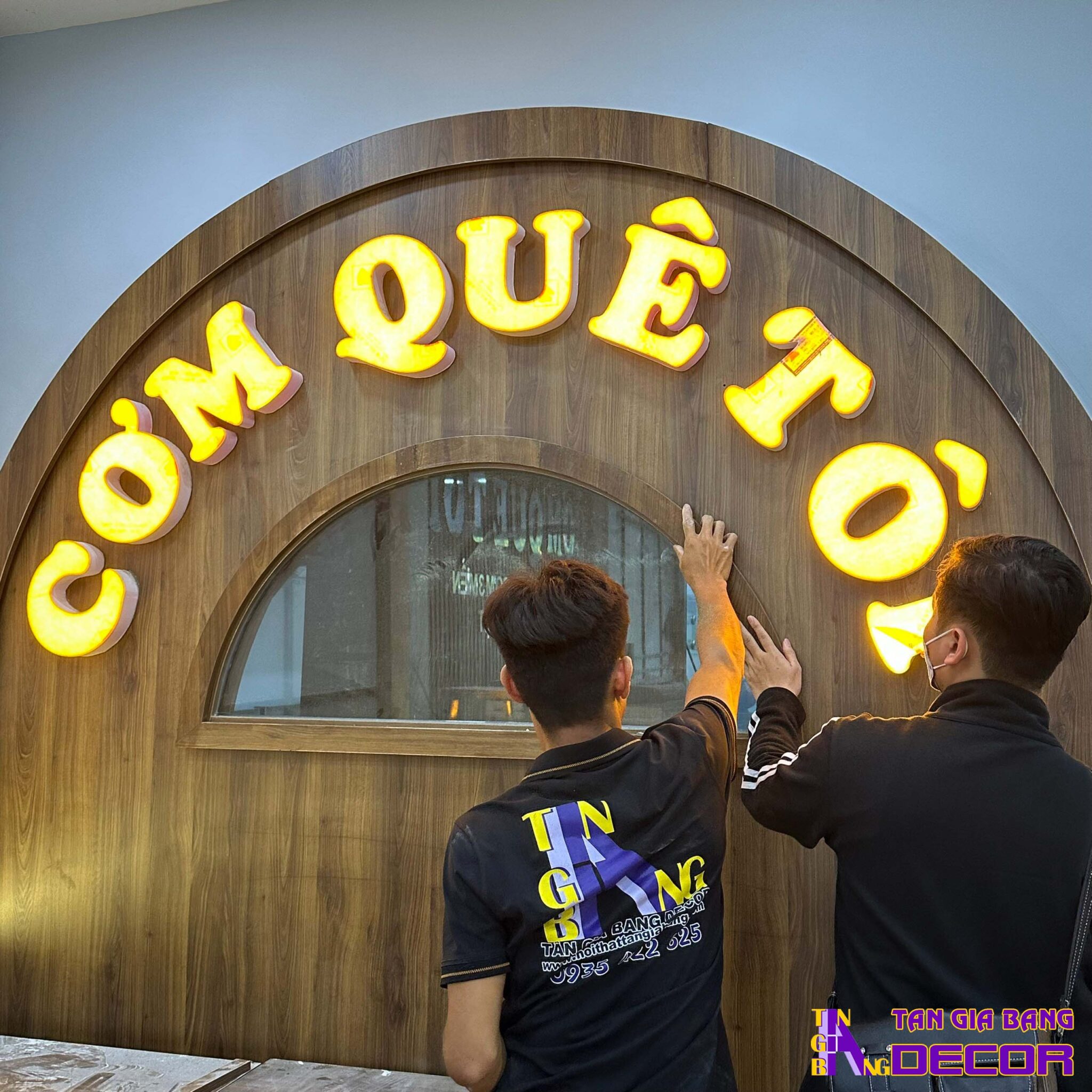 Thi công hoàn thiện quán cơm văn phòng Cơm Quê Tôi tại Tân Bình 3 6 7