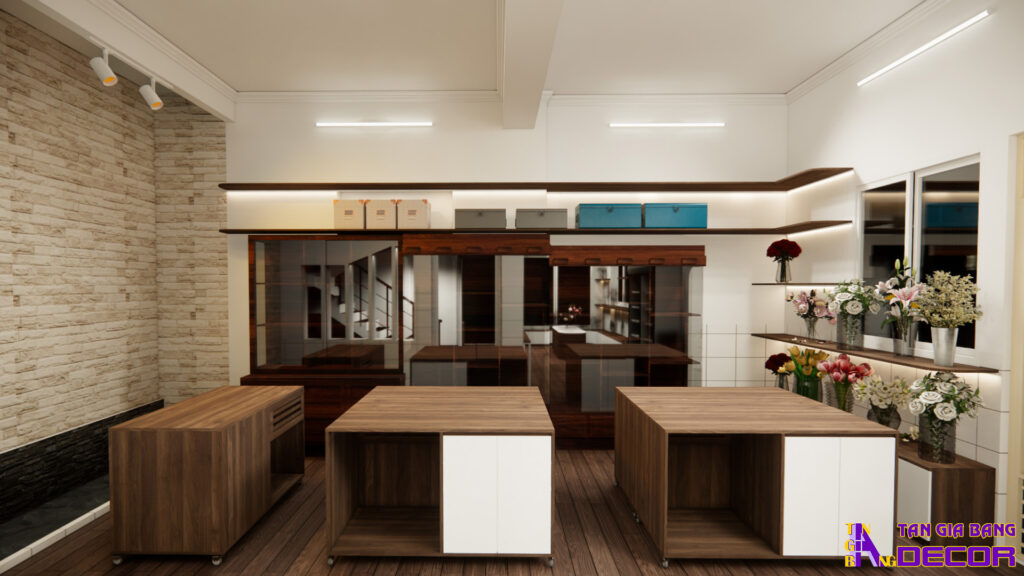 thiết kế shop hoa