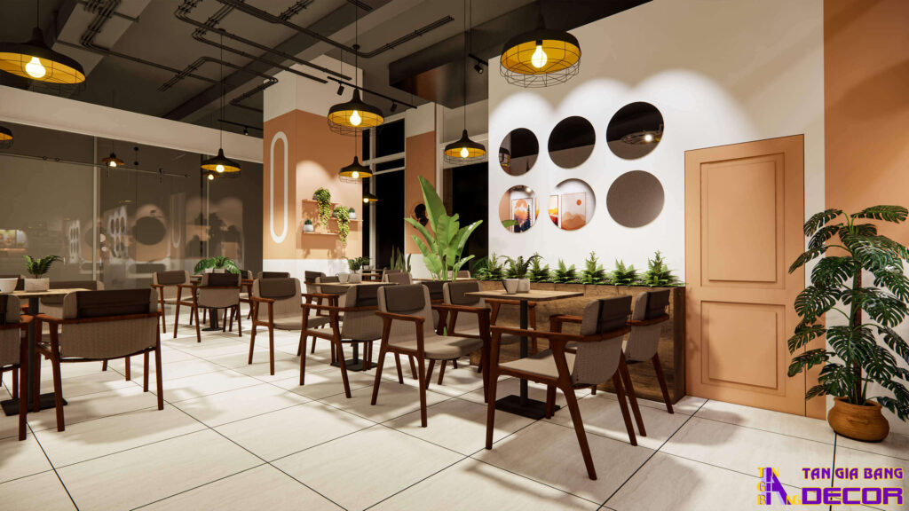 Thiết kế quán cafe Min Coffee tại Quận 2 3 Thiết kế tiệm cafe ở quận 2