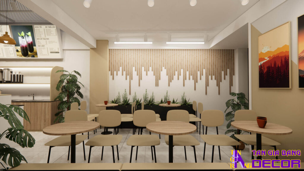 Thiết kế tiệm cafe ở quận 5