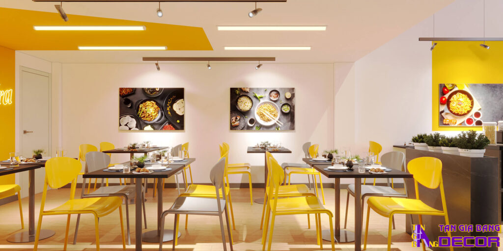 Thiết kế quán mì trộn