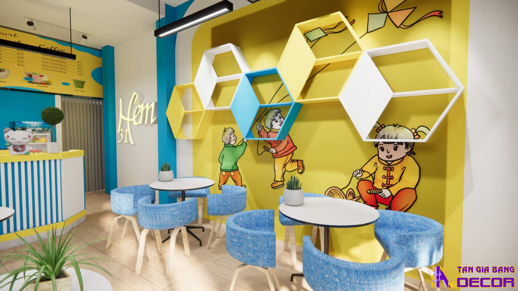 Thiết kế quán trà sữa HẺM 31 5 Thiết kế quán trà sữa Hẻm 31