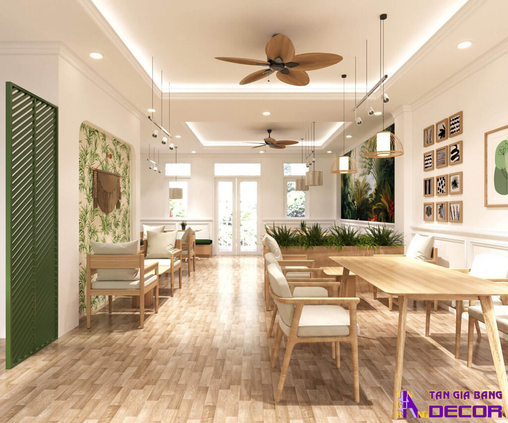 Thiết kế quán trà sữa hiện đại