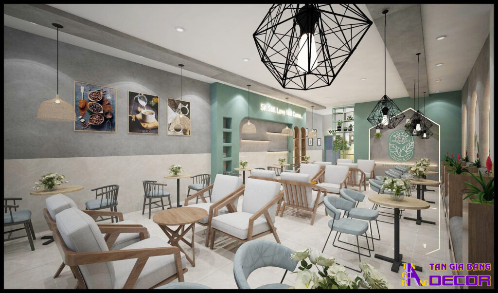Thiết quán cafe tại Nha Trang