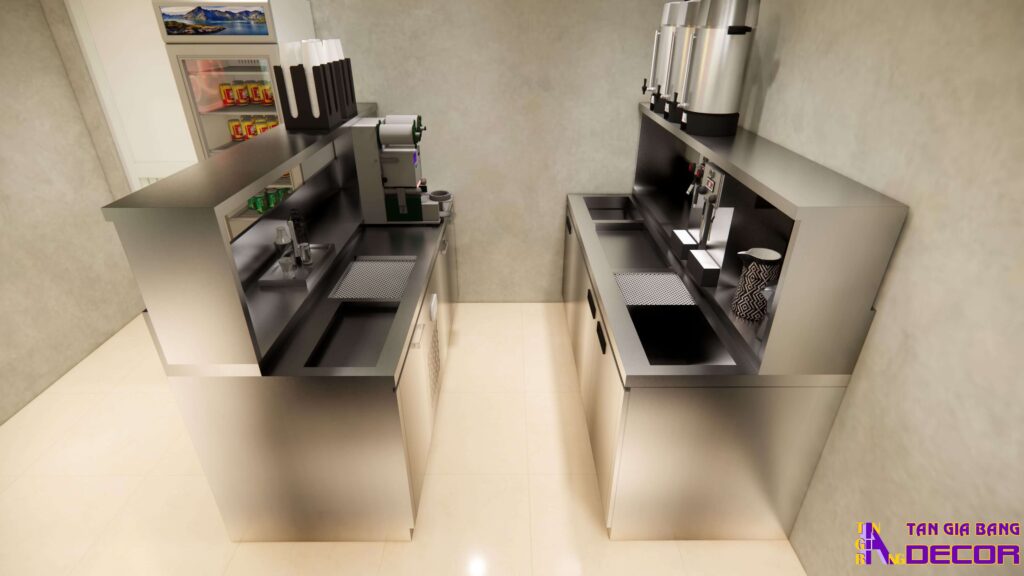 Thiết kế tiệm trà sữa quận 1