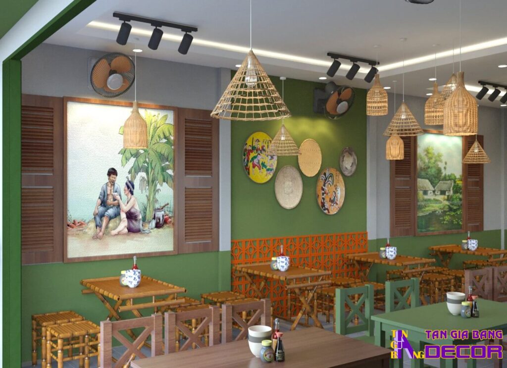 Thiết kế quán bánh tráng mẹt