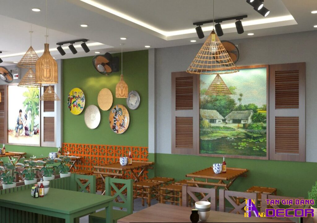 Thiết kế quán bánh tráng mẹt