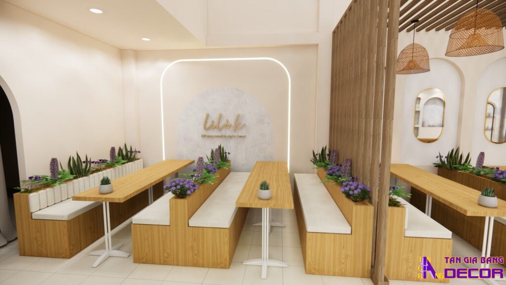 Thiết kế quán trà sữa