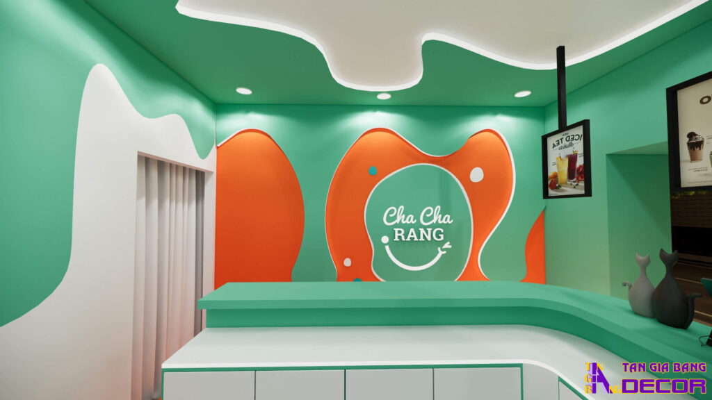 Thiết kế quán trà sữa ở quận 10