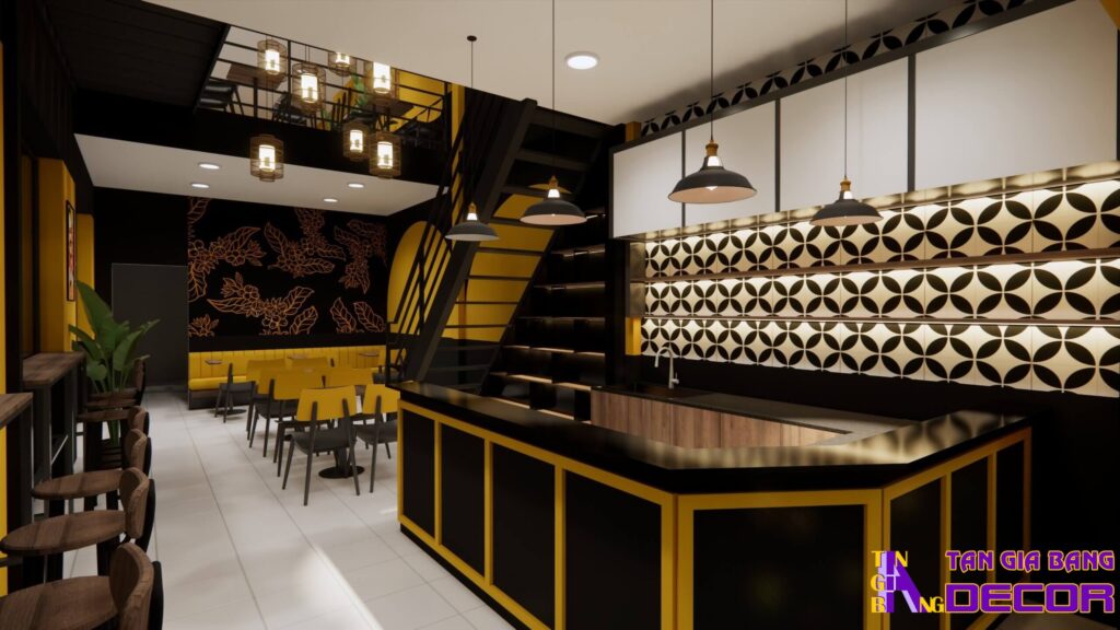 Thiết kế quán cafe tại Bình Phước