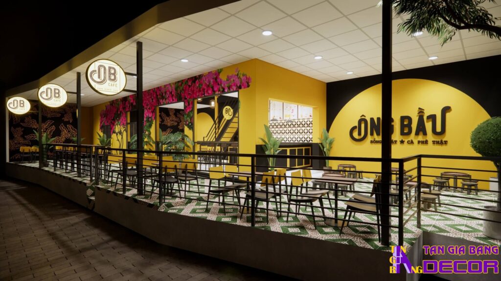 Thiết kế quán cafe tại Bình Phước