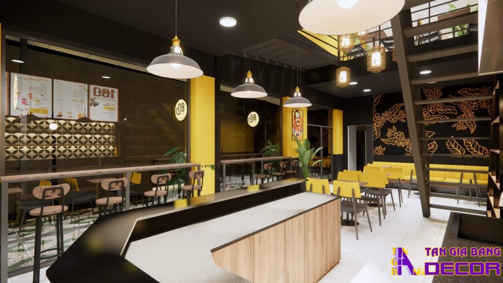 Thiết kế quán cafe tại Bình Phước