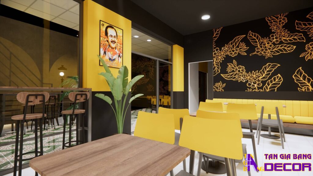 Thiết kế quán cafe Bình Phước