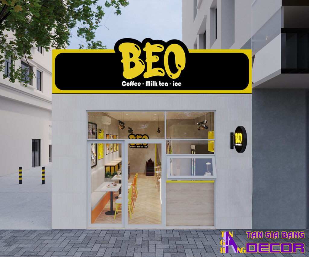 Thiết kế tiệm cafe tại Bình Dương