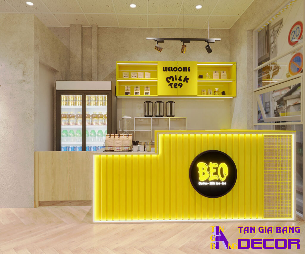Thiết kế tiệm cafe Bình Dương