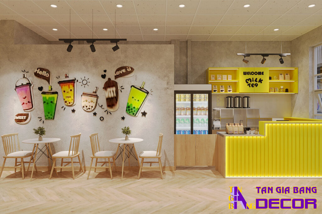 Thiết kế tiệm cafe Bình Dương