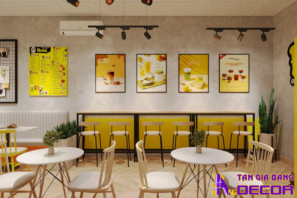 Thiết kế tiệm cafe tại Bình Dương