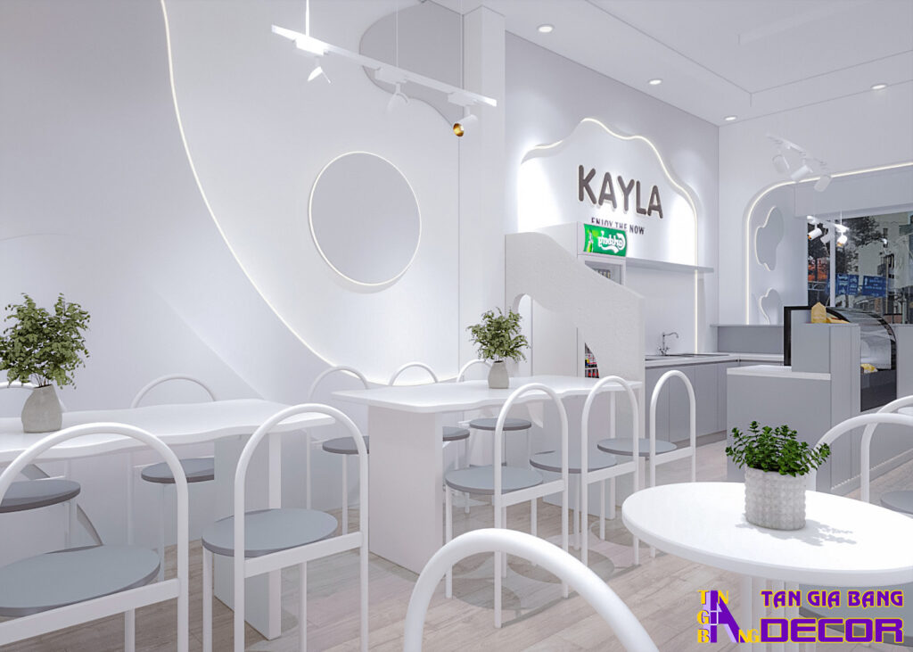 Thiết kế quán cafe Kayla 4 Thiết kế quán cà phê ở Gò Vấp
