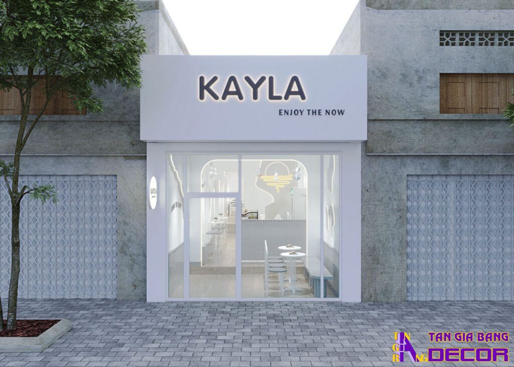 Thiết kế quán cafe Kayla 1 Thiết kế quán cà phê ở Gò Vấp
