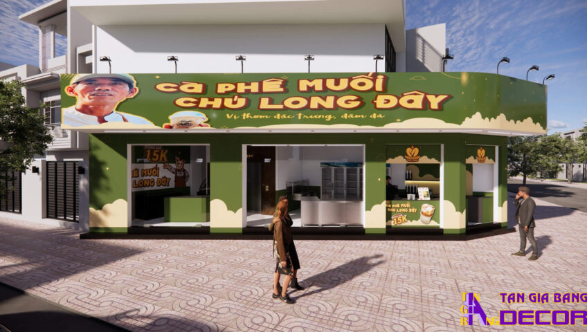 Thiết kế quán cafe Chú Long