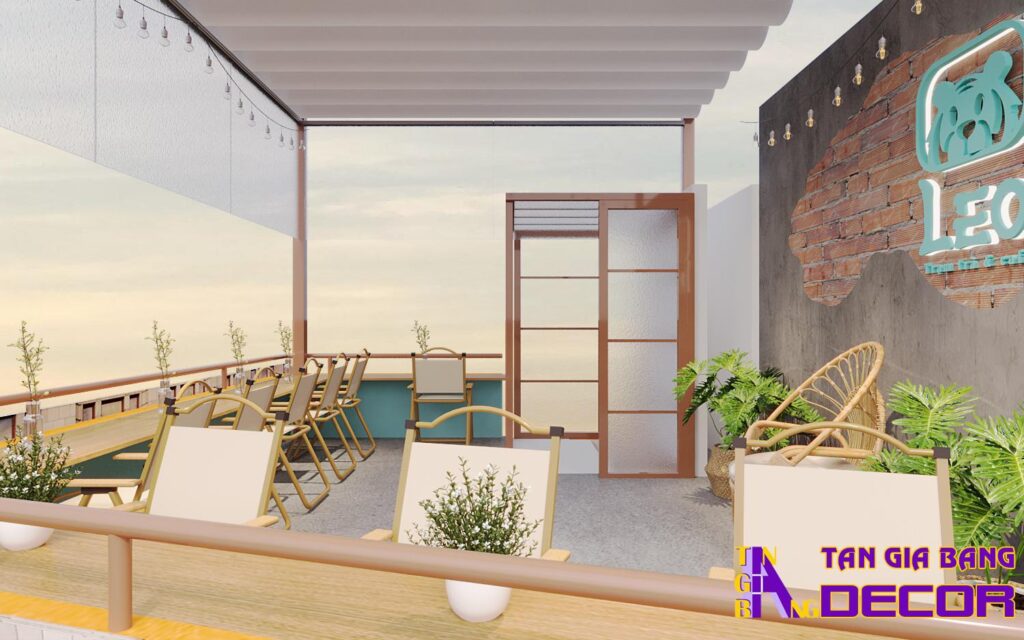 Thiết kế tiệm cafe tại quận 3
