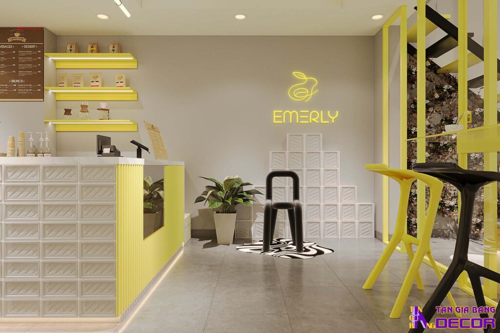 Thiết kế quán cà phê Emerly