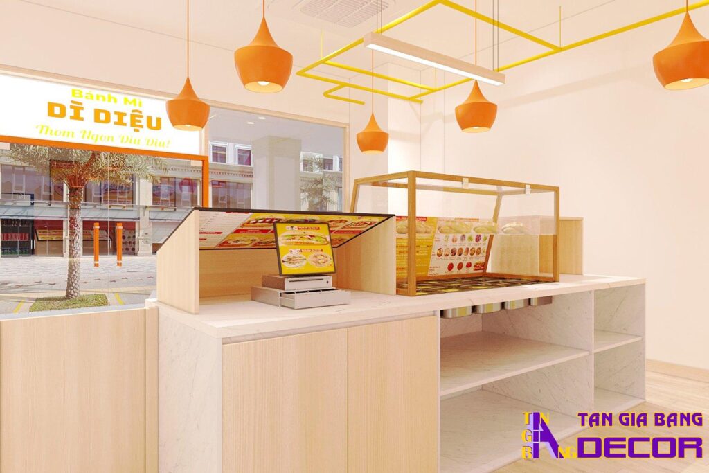 Thiết kế tiệm bánh mì Dì Diệu tại quận 7 5 Thiết kế tiệm bánh mì tại quận 7
