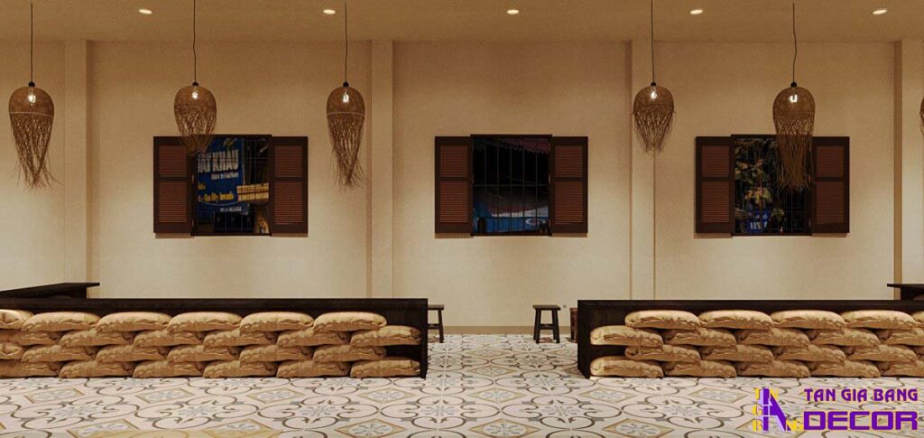 Thiết kế quán Cà phê chú Long tại quận 7 4 Thiết kế quán cafe chú Long