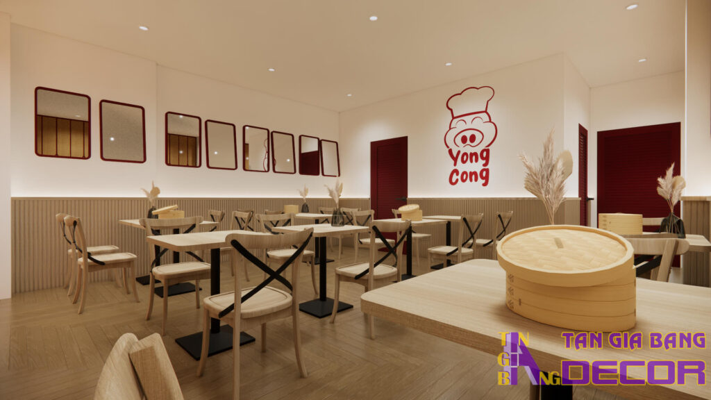 Thiết kế quán ăn Đài Loan ở Tân Bình