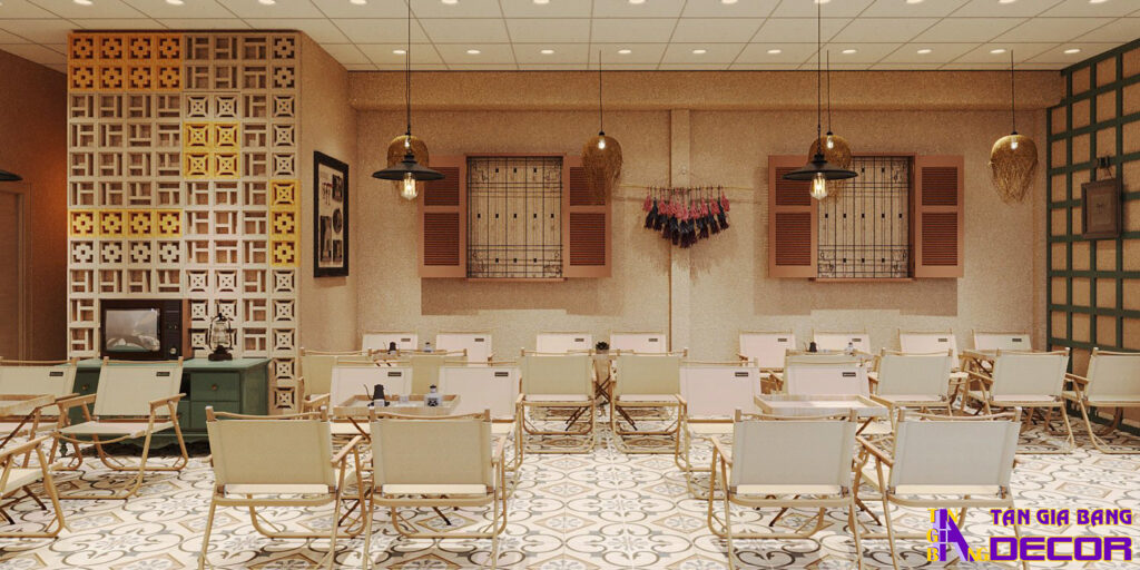 Thiết kế quán cafe chú Long 1 Thiết kế quán cafe Chú Long
