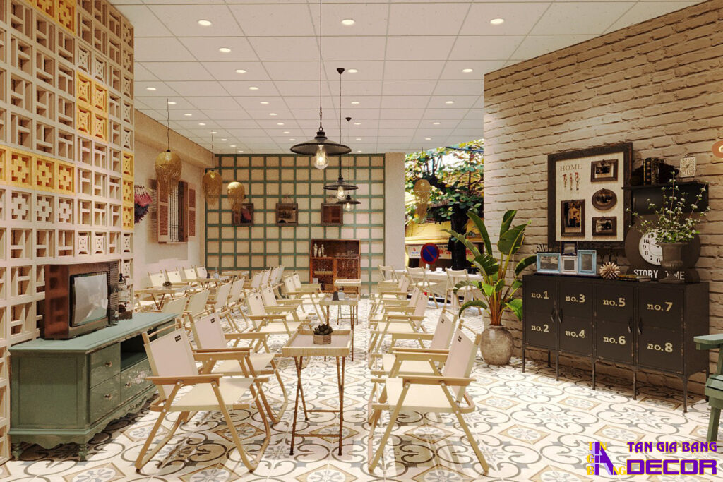 Thiết kế quán cafe chú Long 2 Thiết kế quán cafe Chú Long
