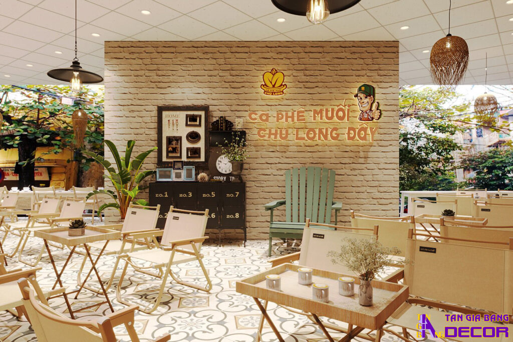 Thiết kế quán cafe chú Long 3 Thiết kế quán cafe Chú Long