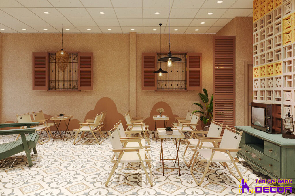 Thiết kế quán cafe chú Long 4 Thiết kế quán cafe Chú Long