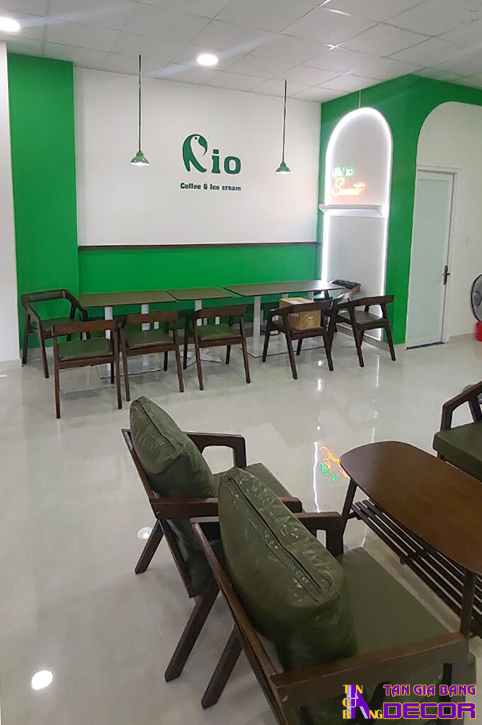 Thi công quán cafe RIO tại Bình Chánh