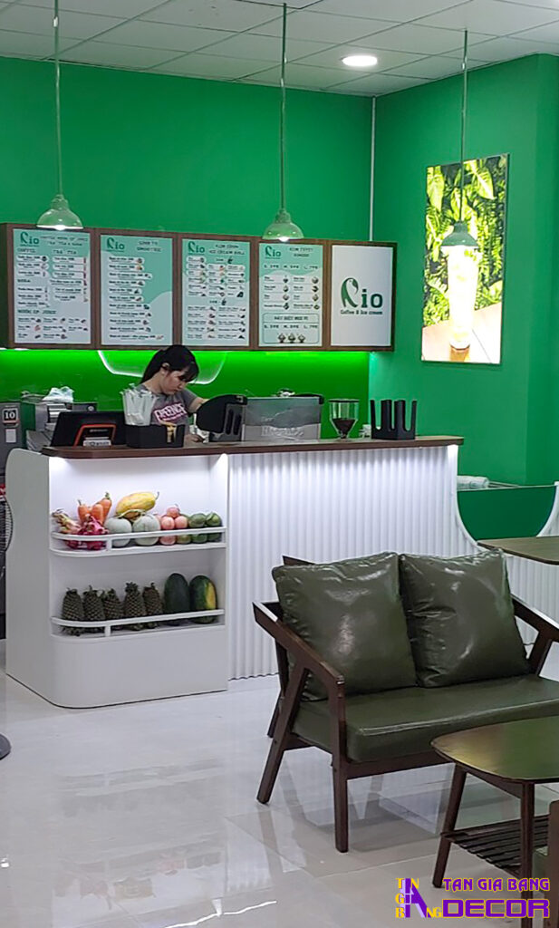 Thi công quán cafe RIO tại Bình Chánh