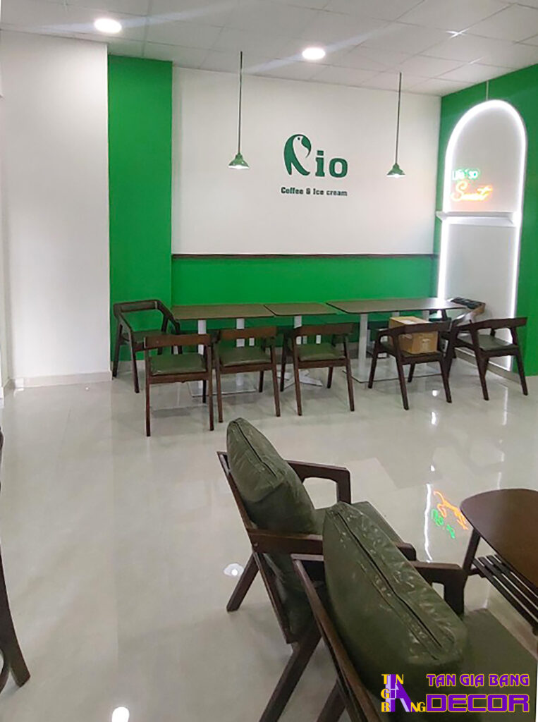 Thi công quán cafe RIO tại Bình Chánh