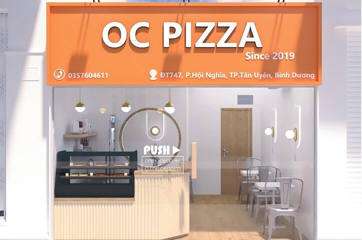 Thiết kế quán ăn OC Pizza