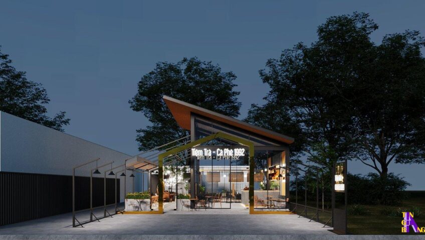 Thiết kế tiệm trà - cà phê 1992