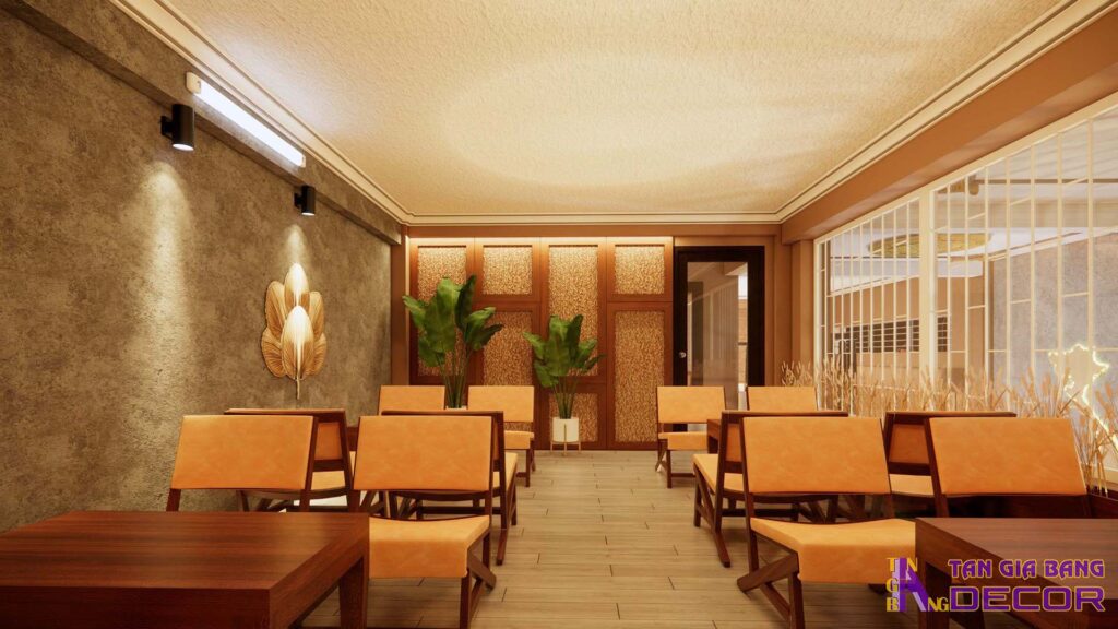 Hoàn thiện không gian quán cafe Củi