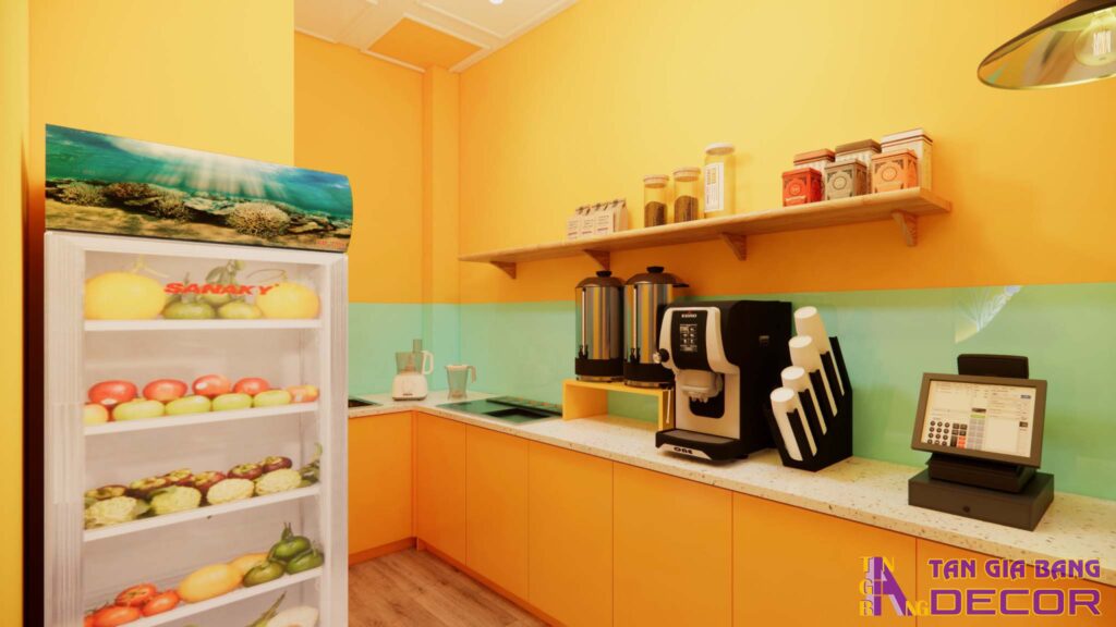 Quầy nước quán cafe Mango