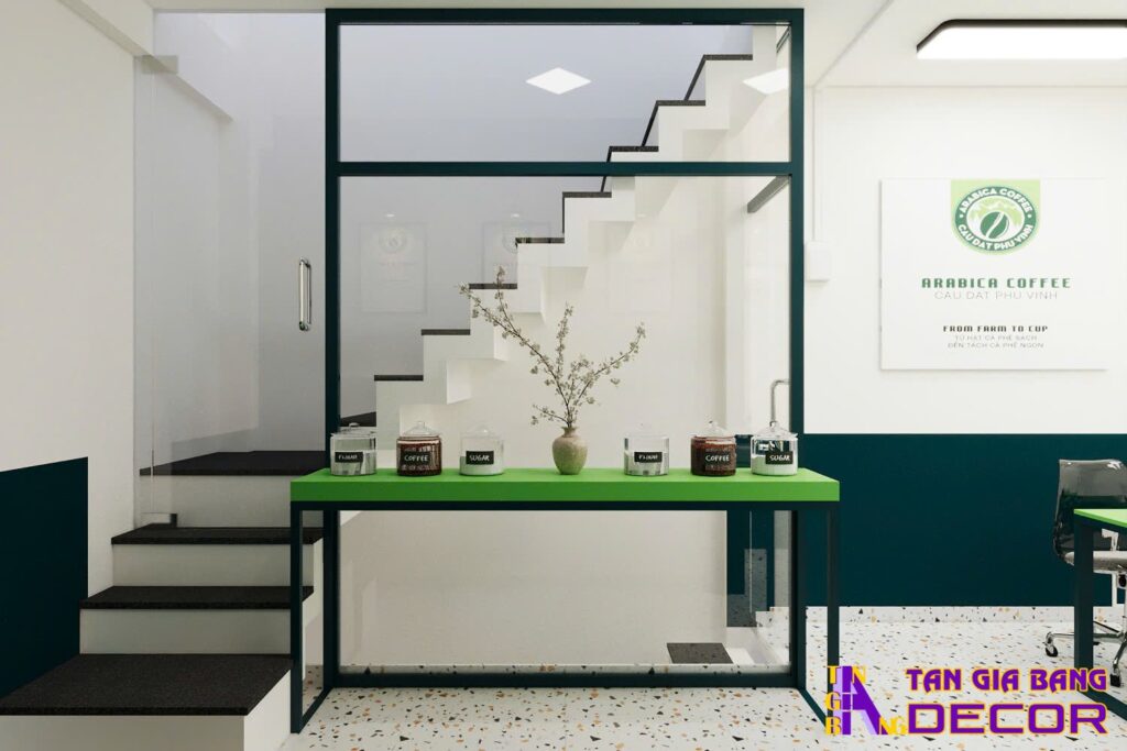 Trang trí quán cafe Cầu Đất