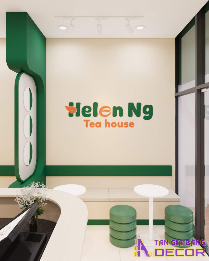 Khu vực ngồi cho khách khi đến quán trà sữa