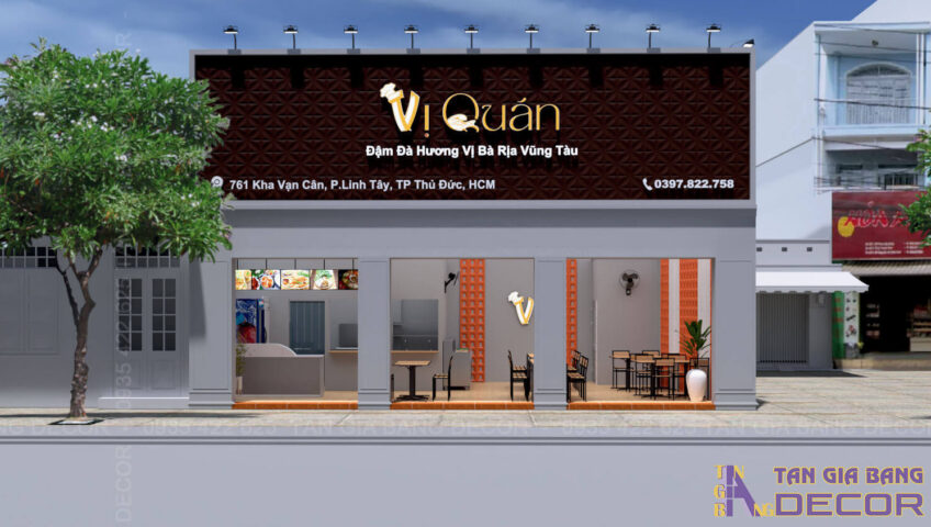 Thiết kế quán ăn tại Thủ Đức